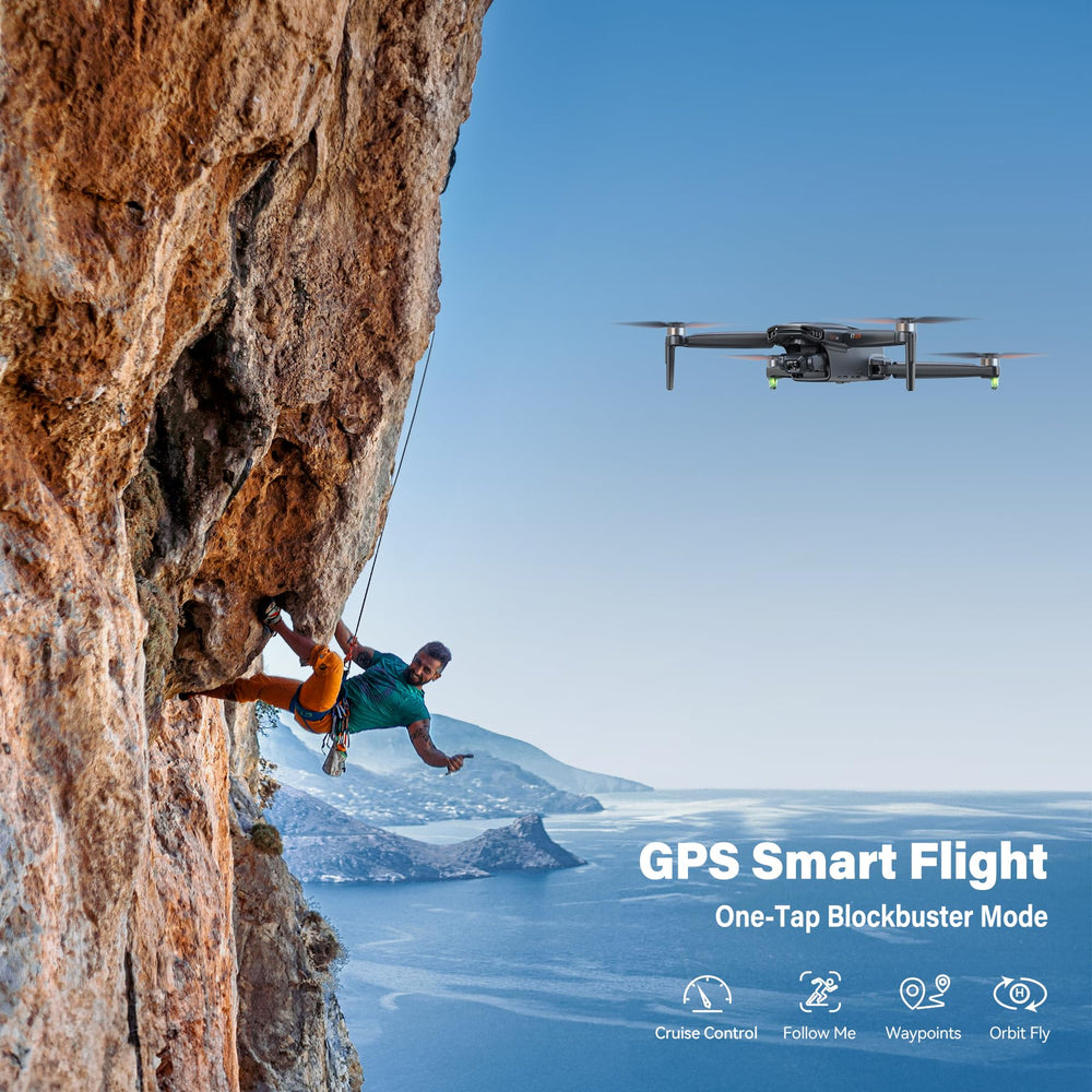 Bwine F7GIM Pro beginner mode supports easy one-tap takeoff.