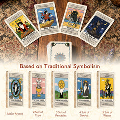 BWTY ready-to-gift cat tarot set, a thoughtful present for enthusiasts.