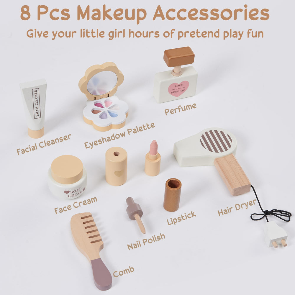 BXKX pretend makeup accessories set adds realistic play items for creative role play