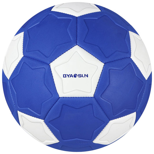 BYAOSUN Curve Soccer Ball Size 4 with soft material for safe indoor play.