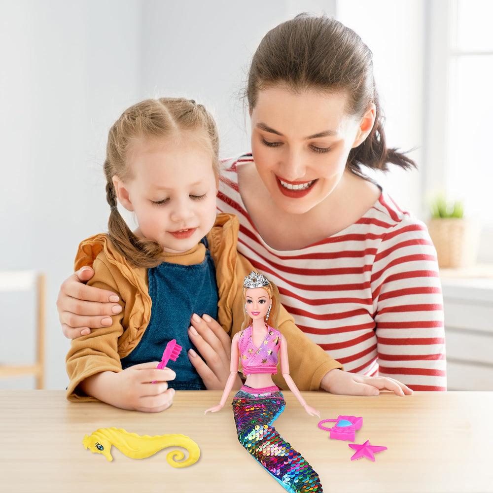 BYCICI Perfect gift for birthdays and holidays for little mermaid lovers