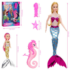 BYCICI mermaid playset ideal for poolside and bath time.