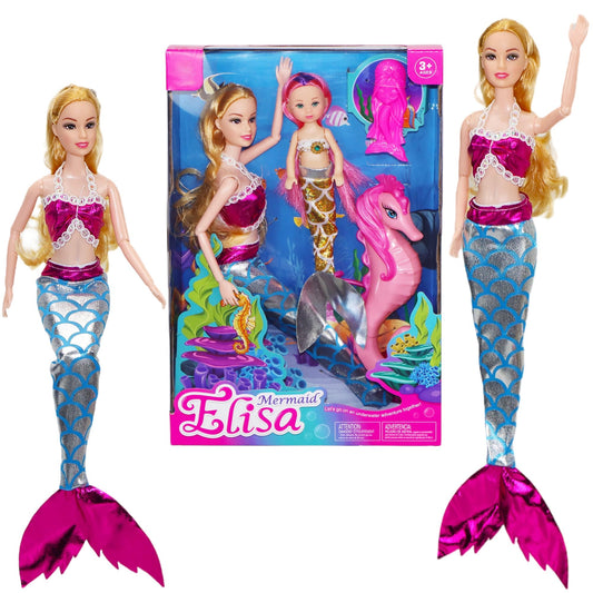 BYCICI mermaid dolls poseable mermaid for imaginative water play.
