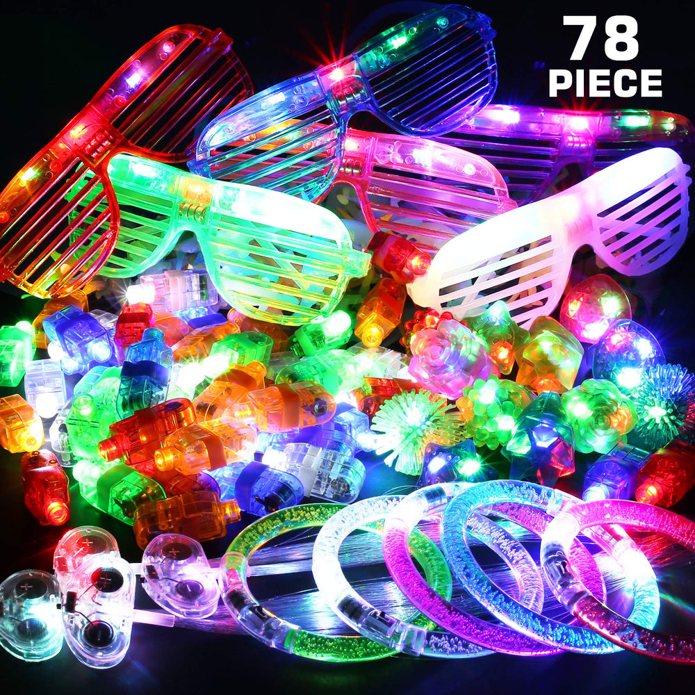 BYONEBYE 5 fiber optic hair clips emit seven colors for creative looks