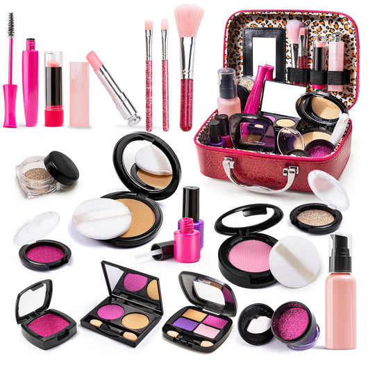 BYTEWAR pretend makeup palette eye shadow for creative play and fine motor practice.