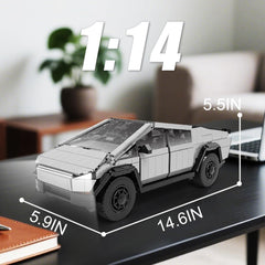 BYWBRICKIFY light-up off-road truck rear view highlighting glow and build quality