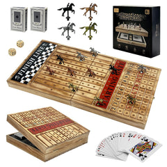 BZnota large 23-inch horse racing board foldable for easy transport and play.