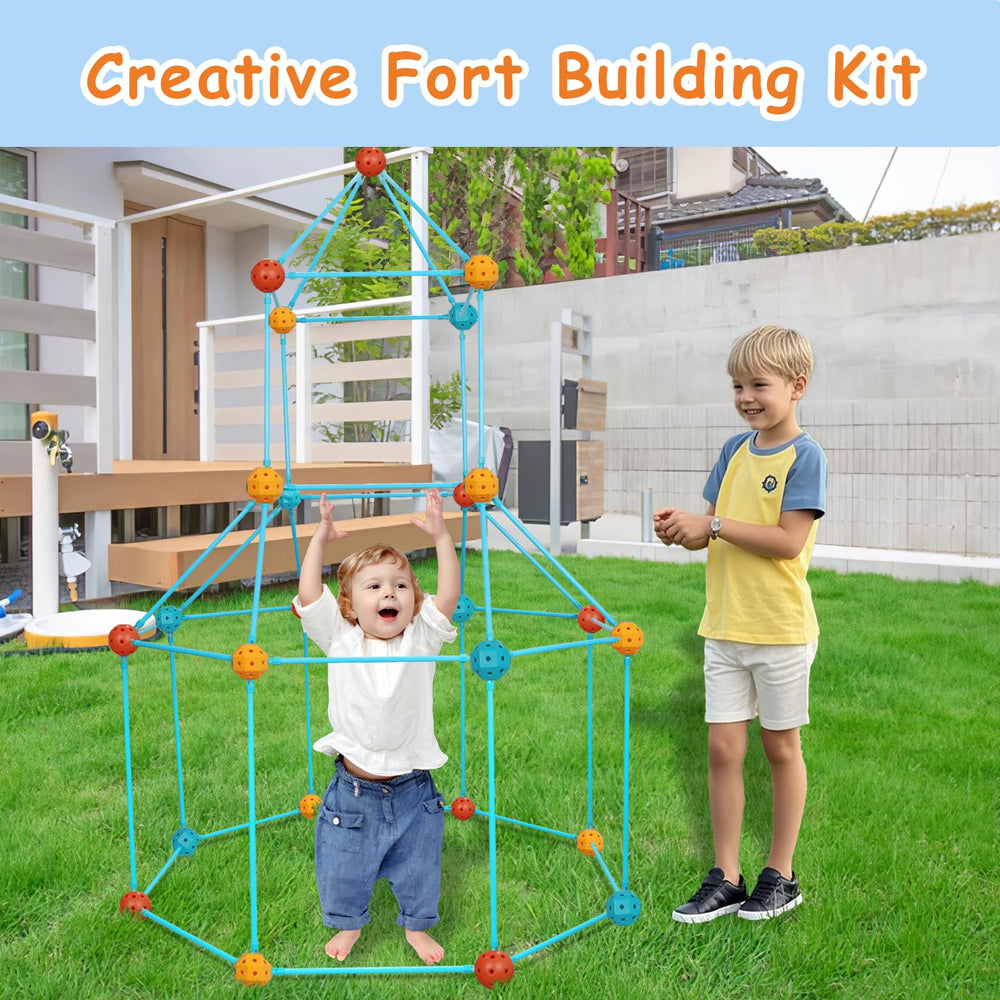 BZseed fort kit castle creation encourages creative problem solving and geometry.