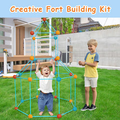 BZseed fort kit castle creation encourages creative problem solving and geometry.