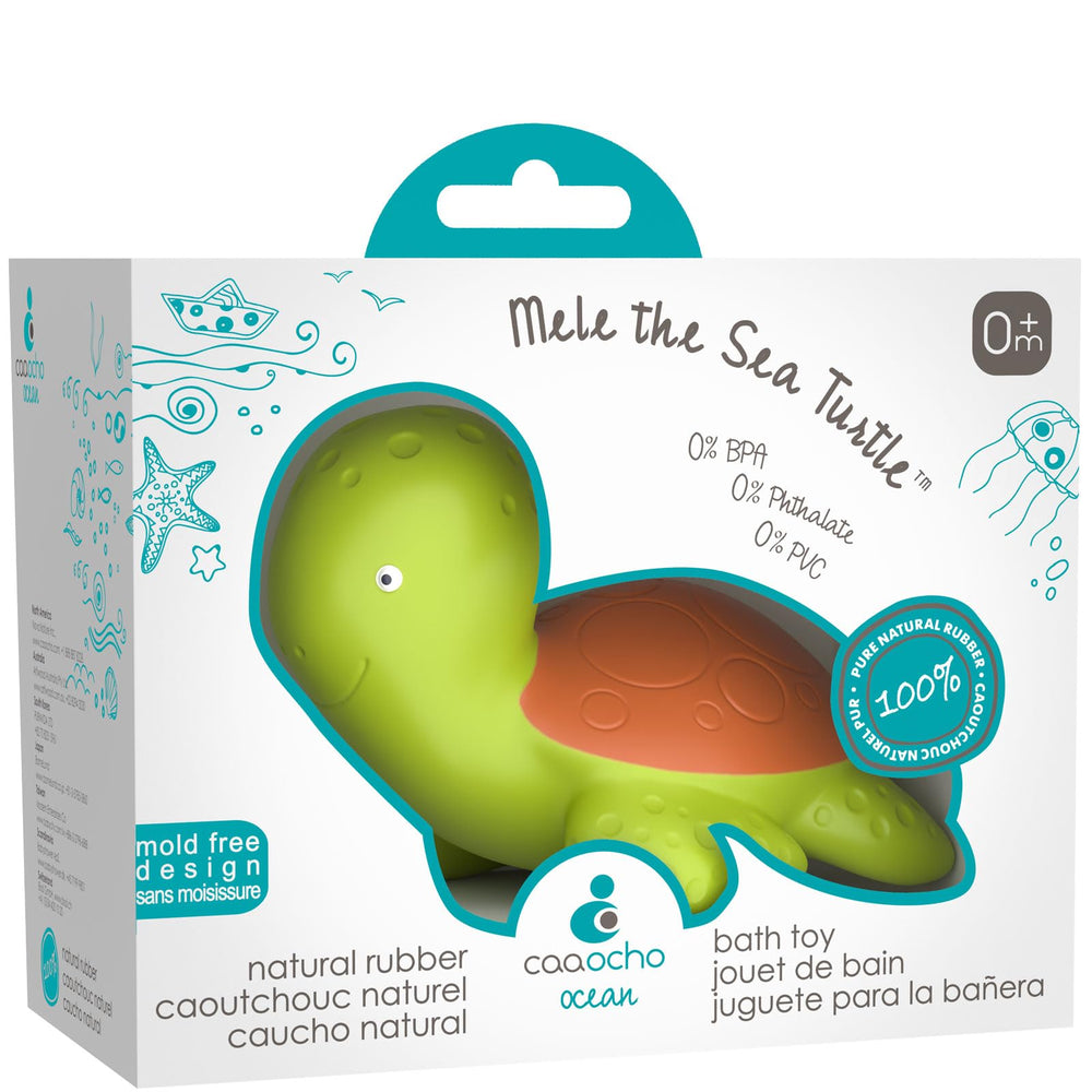 caaocho Mele sea turtle bath toy with sealed hole prevents water entry for easy cleaning