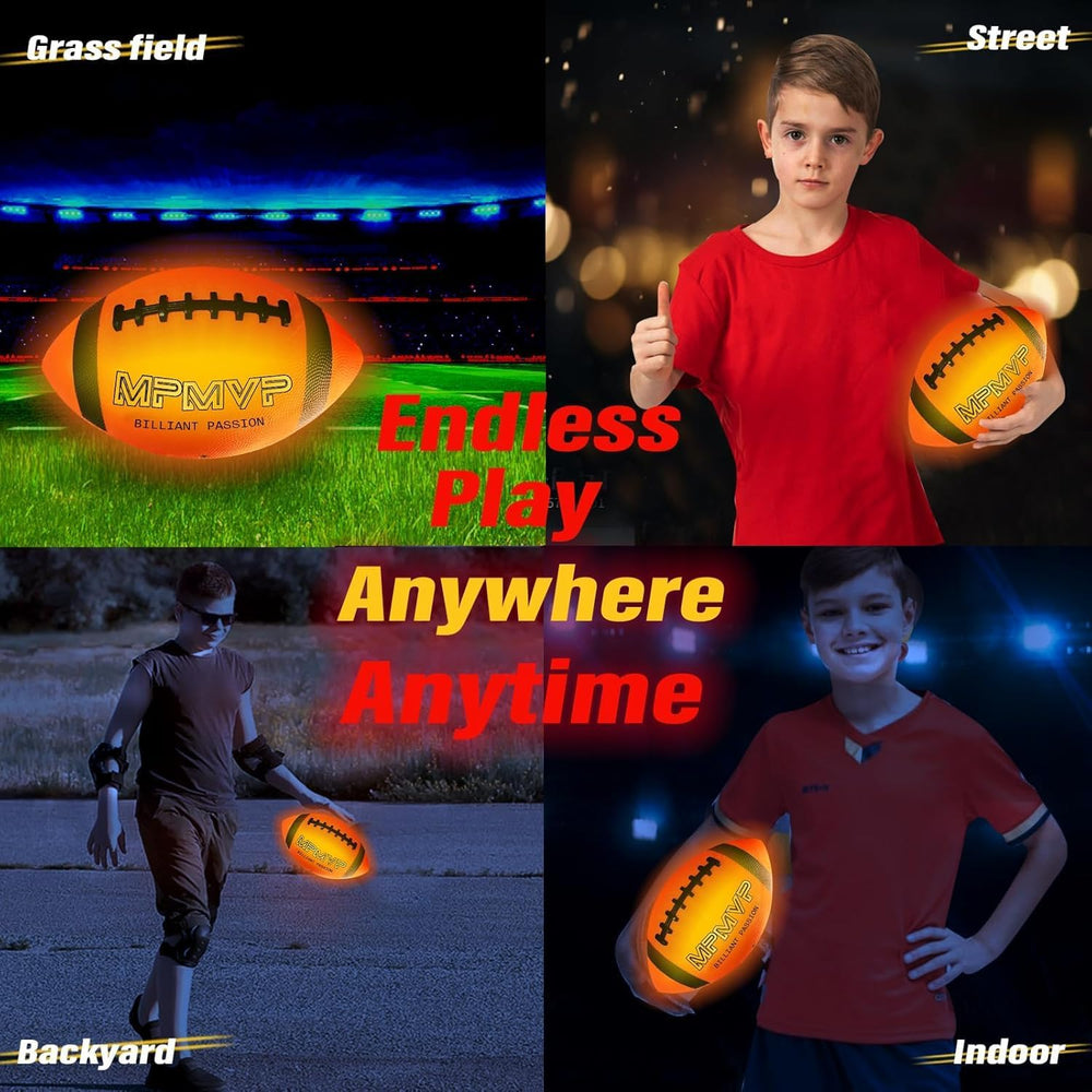 Cadyaw glow football is ideal for kids and teens as a fun gift.