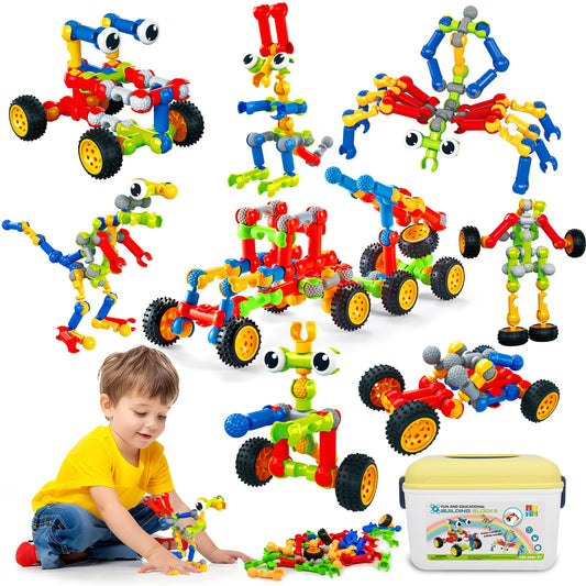 Caferria building blocks 142-pcs set enabling creative play and fine motor development