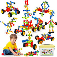Caferria building blocks 142-pcs set enabling creative play and fine motor development