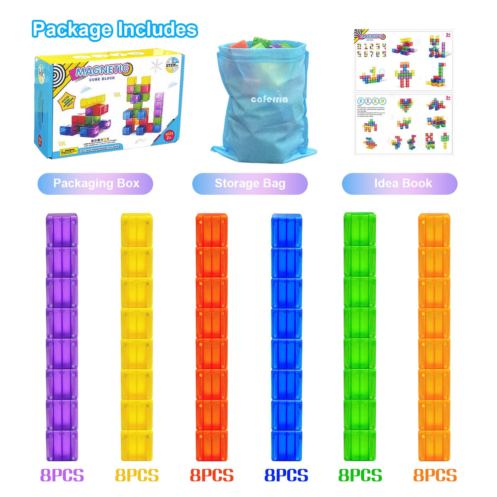 Caferria magnetic blocks make a versatile Christmas gift for curious learners