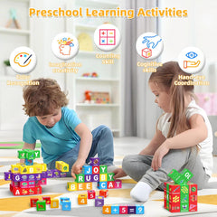 Caferria blocks used in classroom activity for early learning.