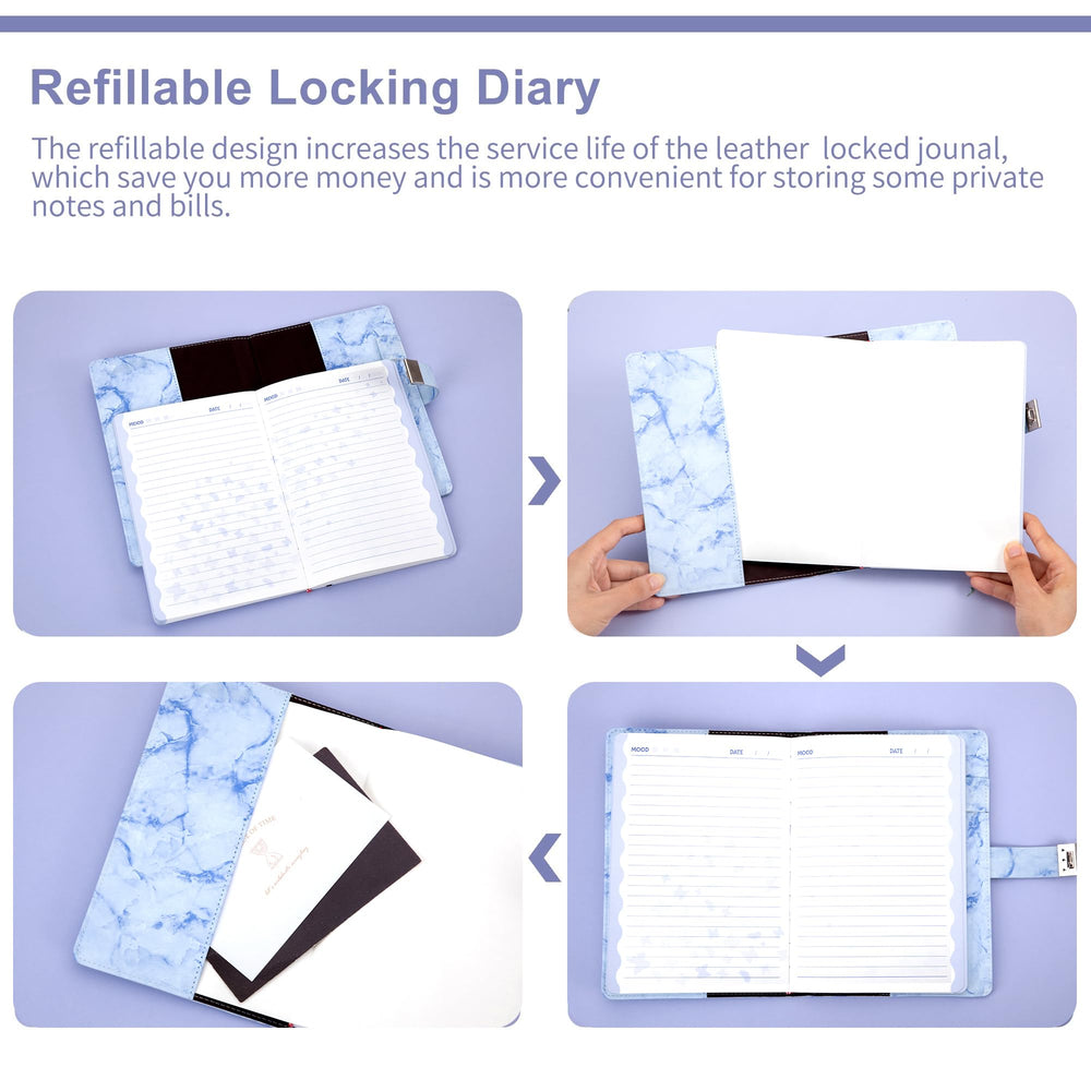 CAGIE diary shows 192 pages for ample journaling