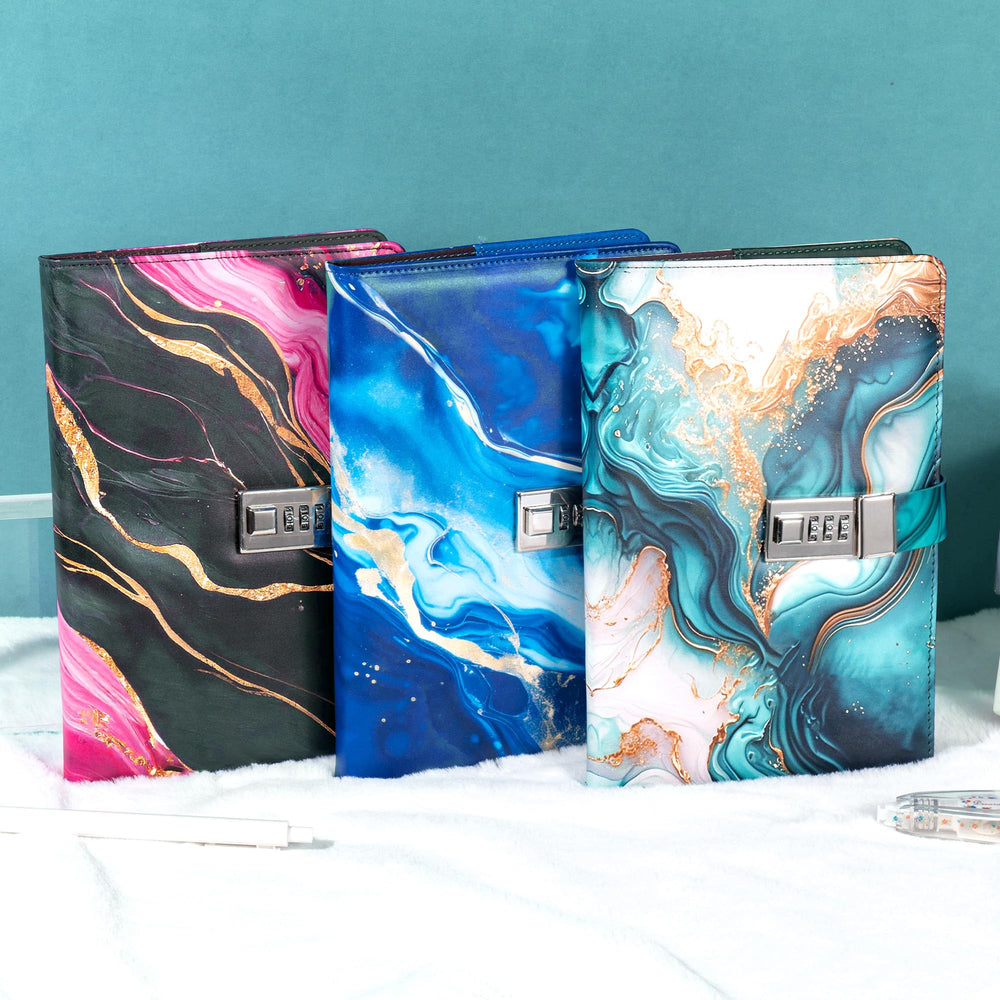 CAGIE diary lock A5 size offers ample writing space in a compact format