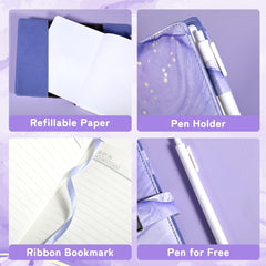 CAGIE diary lock pen holder with included pen for on-the-go writing.