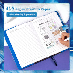 CAGIE diary lock refillable pages for long-term use.