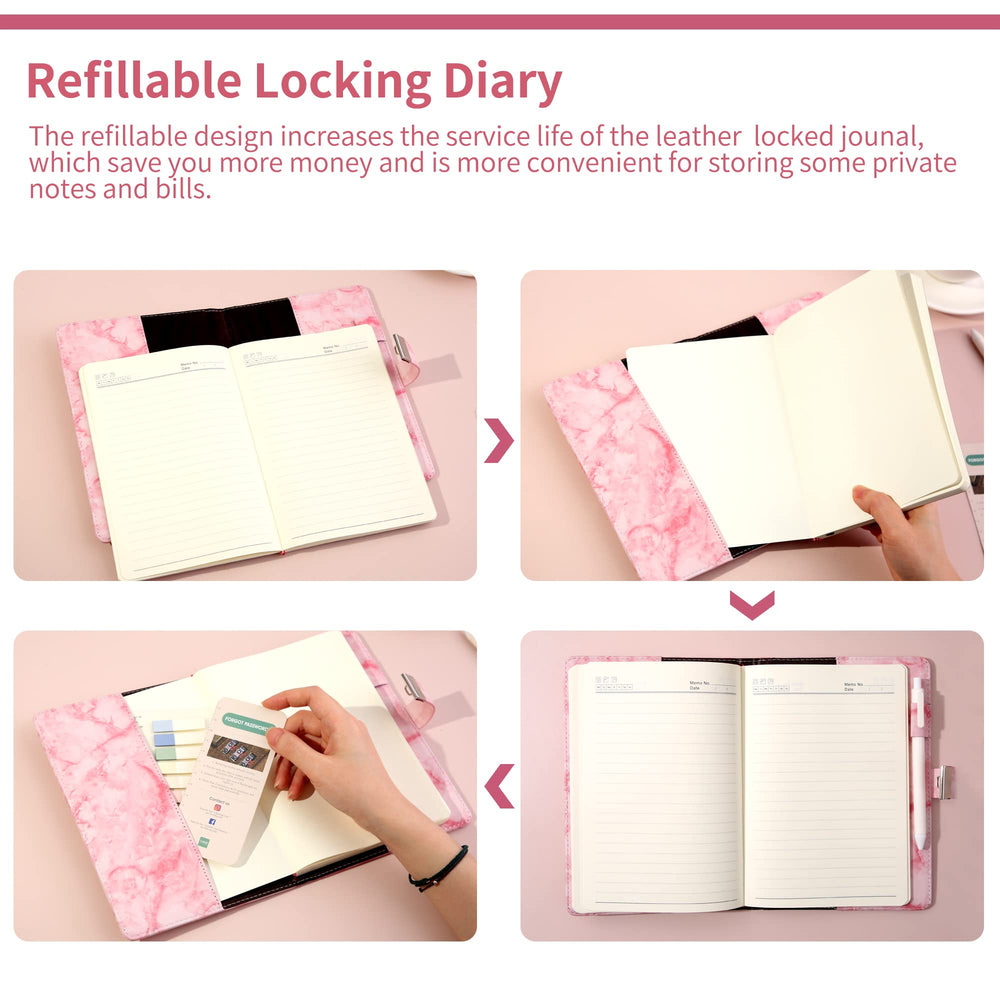 CAGIE Diary ribbon bookmark helps locate important entries quickly