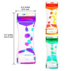 CAILINK Liquid Motion Bubbler purple-yellow timer aids focus during study.