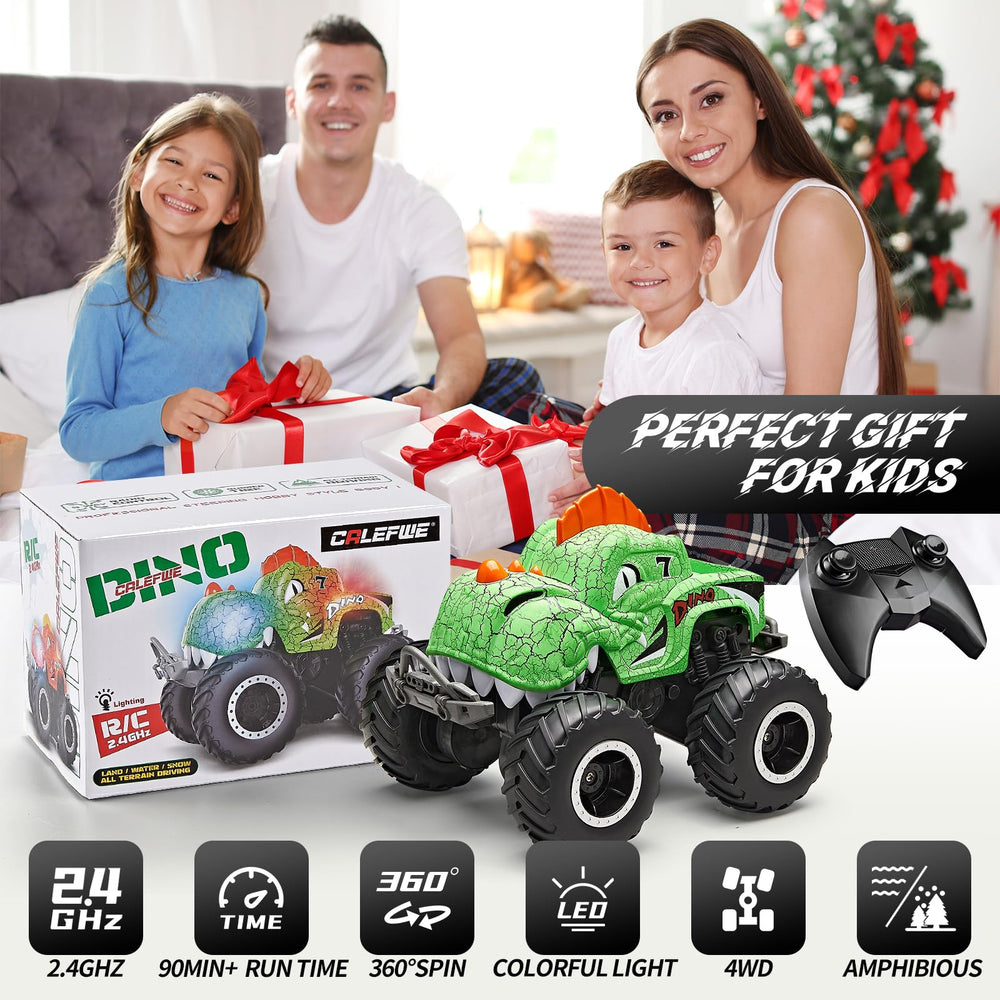 Calefwe Monster Truck 2.4GHz control enables multi‑car play.
