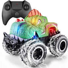 Calefwe Monster Truck front view with 360° spins for active playtime.