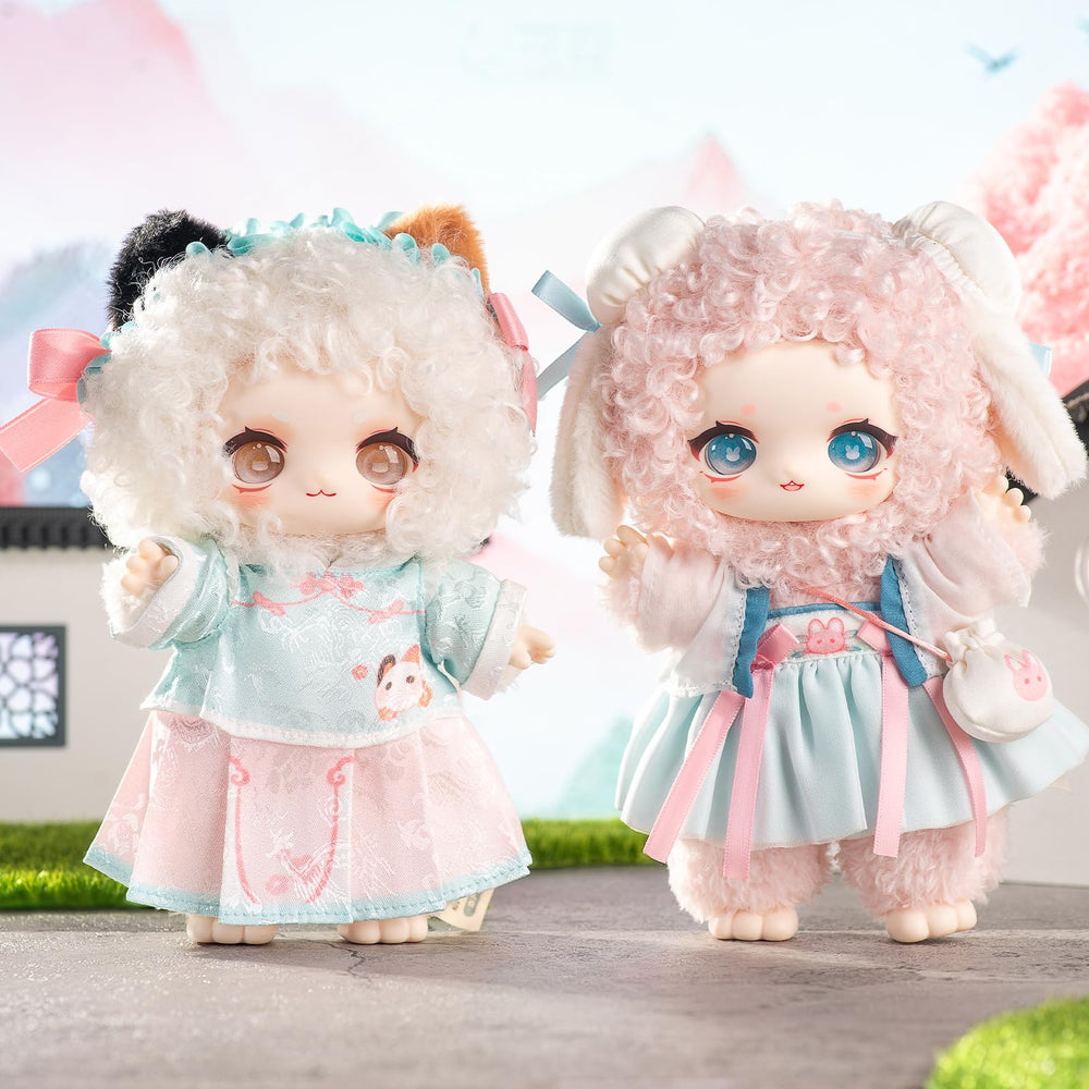 CALEMBOU plush doll River Romance pose ready for shelf display.