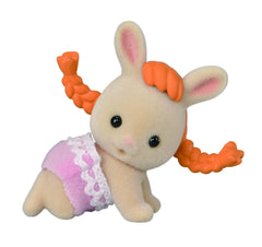 Calico Critters Baby Figure Unboxing captures the surprise element and joyful anticipation.