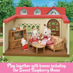 Calico Critters Comfy Living Room interchangeable materials kit for furniture customization