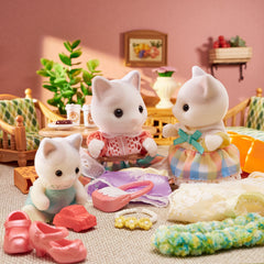 Calico Critters Latte Cat shopping bag accessory for store play