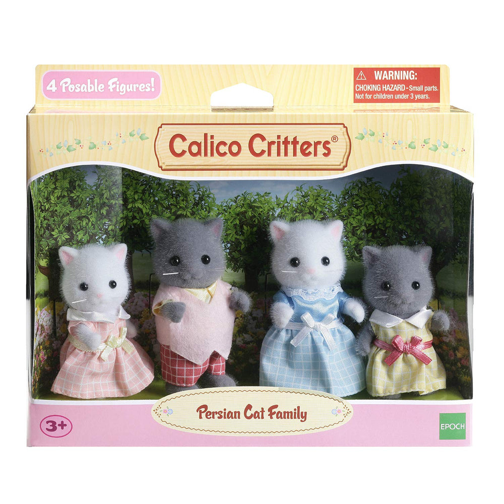 Calico Critters Persian Cat Sister Lyra with tinkering gear for creative play.