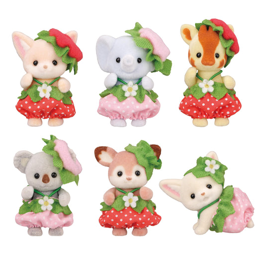 Calico Critters Very Berry Series surprise set featuring a collectible baby figure for imaginative play.