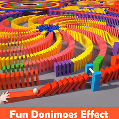Close-up of the 20 colorful blocks adding variety to CALIDIA play