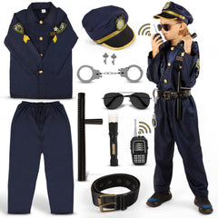 CALINREE2 police hat close-up highlighting sturdy construction and realistic style
