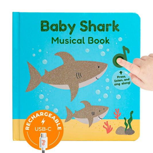 Cali's Books Baby Shark music book cover invites toddlers to explore.