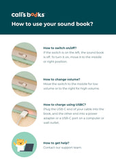 Cali's Books Number Book back cover hints at more songs and counting play.