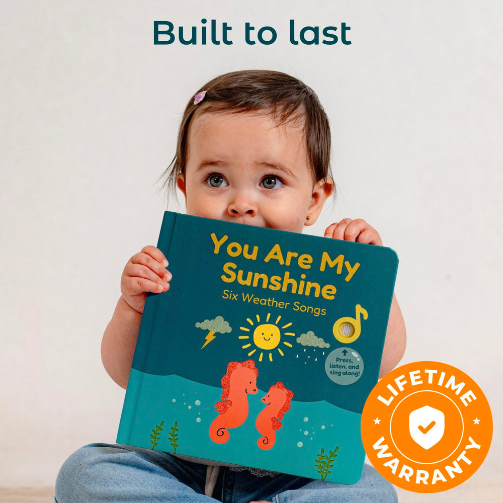Cali's Books You Are My Sunshine safety-certified design reassures parents.
