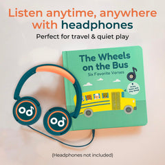 Cali's Books Wheels on the Bus USB-C port provides reliable recharge for play