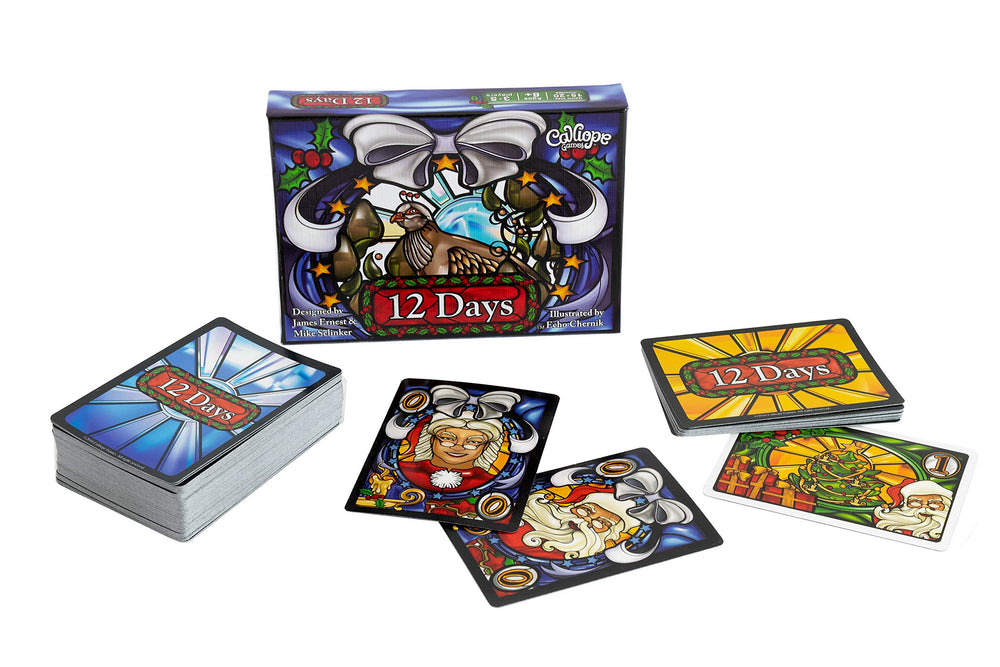 Calliope 12 Days of Christmas Christmas art illustrations create cozy mood.