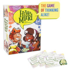 Calliope Hive Mind board and cards for a family-friendly party game night.