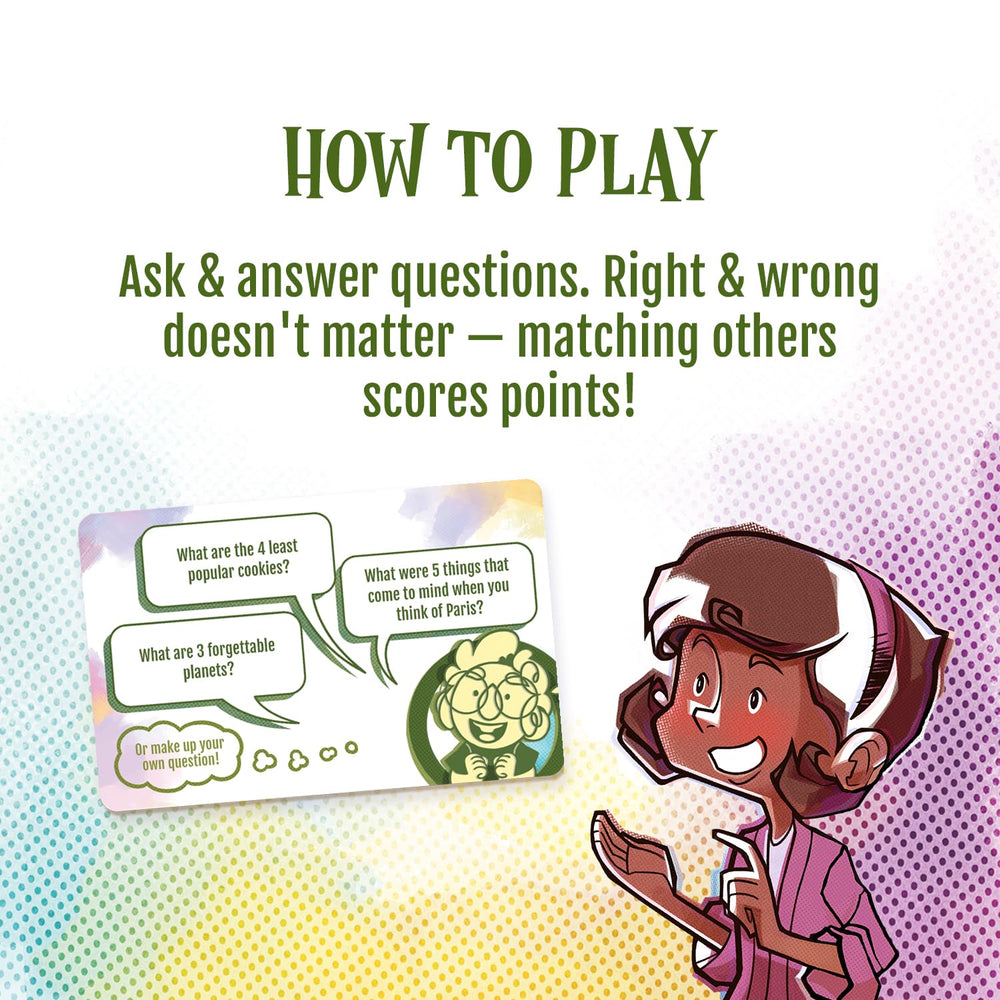 Calliope Hive Mind question cards prompt relatable conversations and connections.