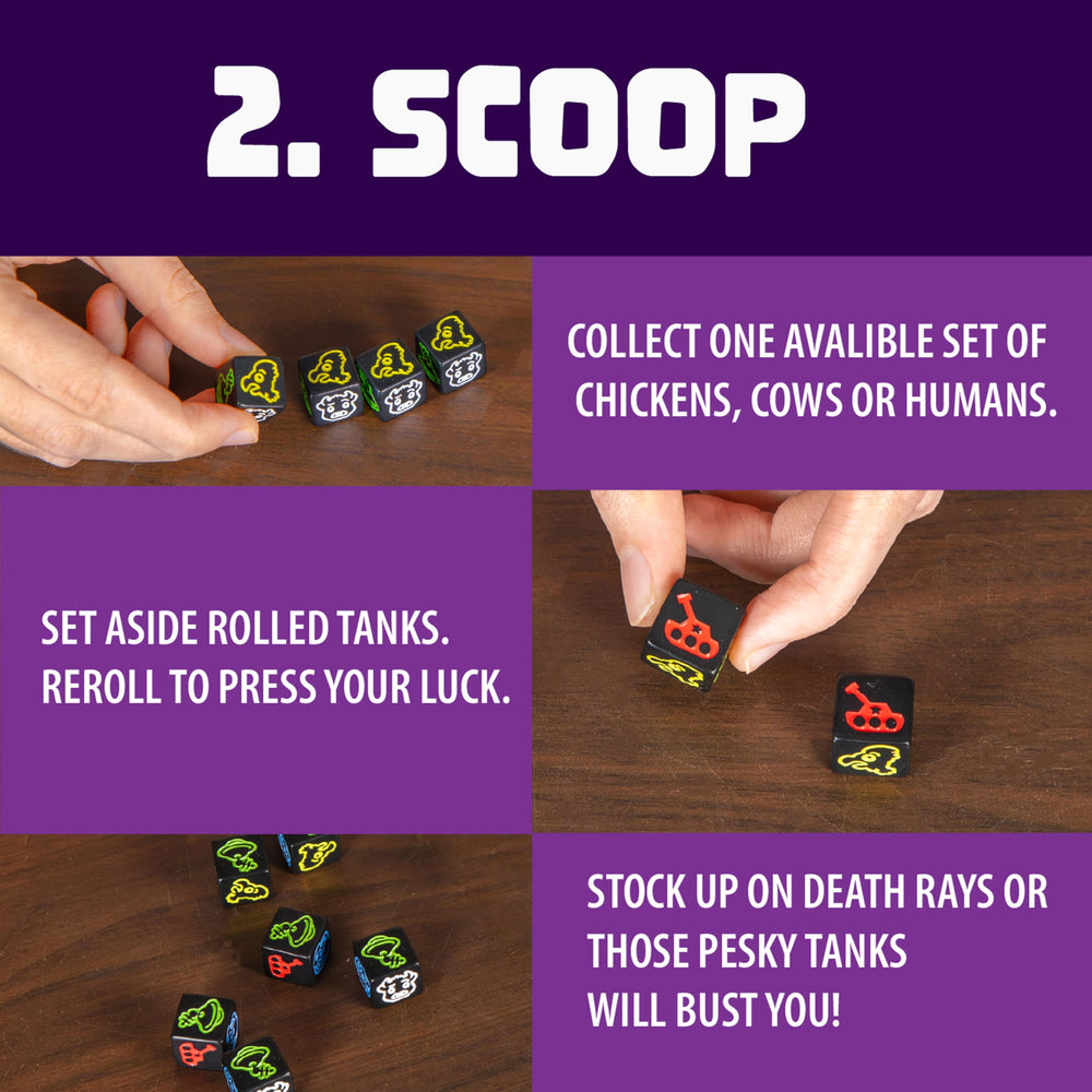 Calliope Martian Dice dice array showing outcomes for strategy