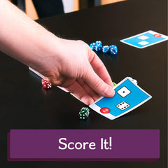Calliope Roll for It! dice in motion highlighting quick decision-making.