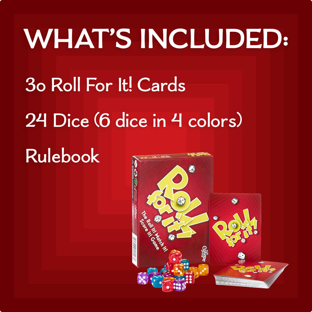 Calliope Roll for It! dice-rolling action creates suspense on every round.