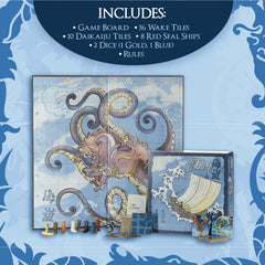 Calliope Tsuro of the Seas player pieces guide quick strategic decisions.