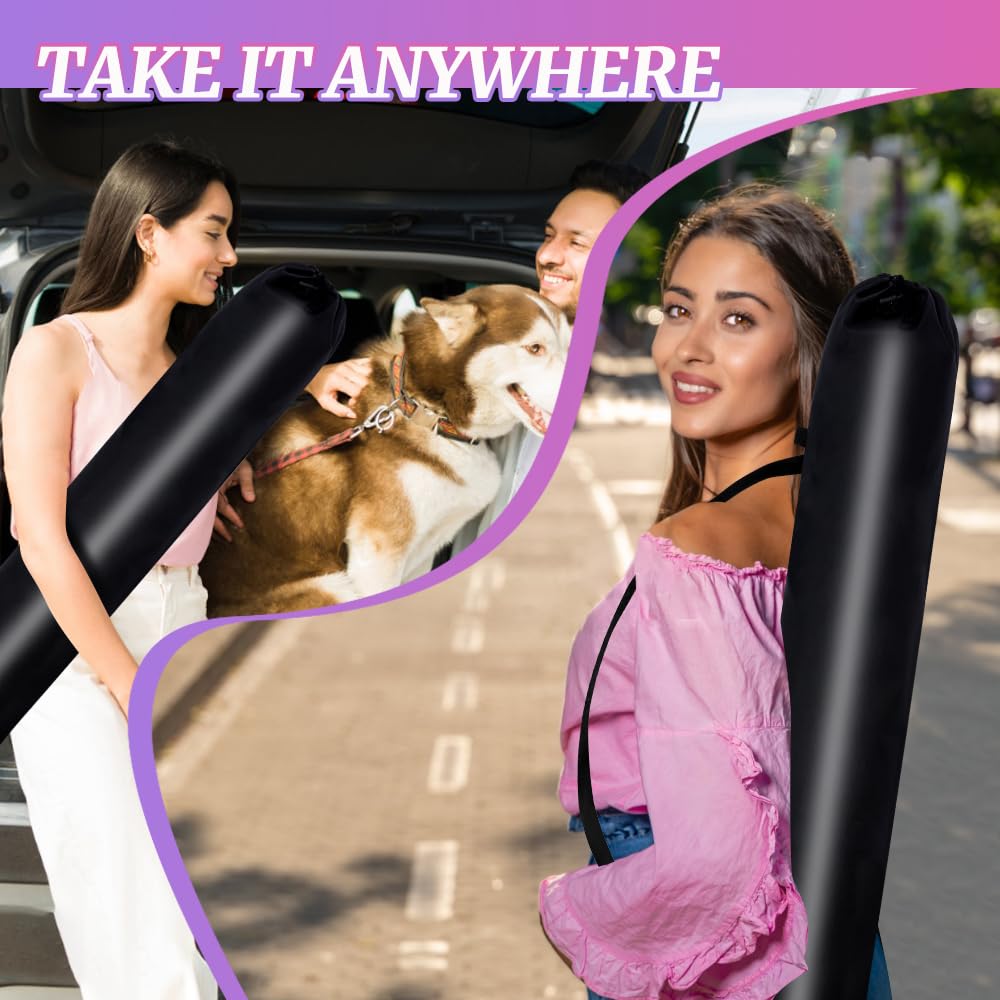 CallKroon mat includes inflatable stick and dispensing boxes for setup.