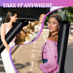 CallKroon mat includes inflatable stick and dispensing boxes for setup.