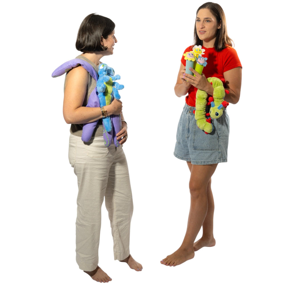 Gift-ready packaging of Calm Caterpillar Flutter The Dragonfly for travel.