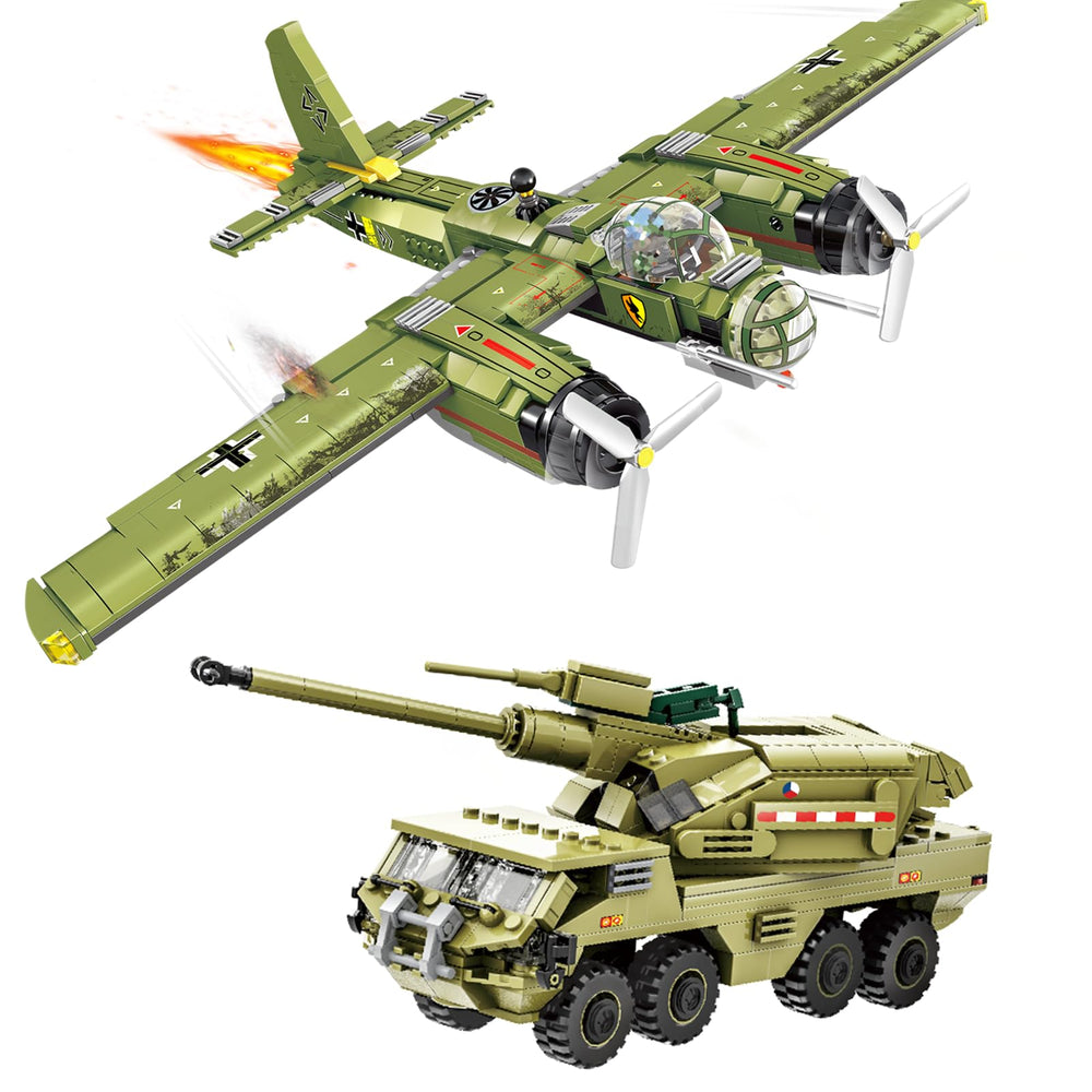 CALMDR JU88 bomber model front view for display and collection.
